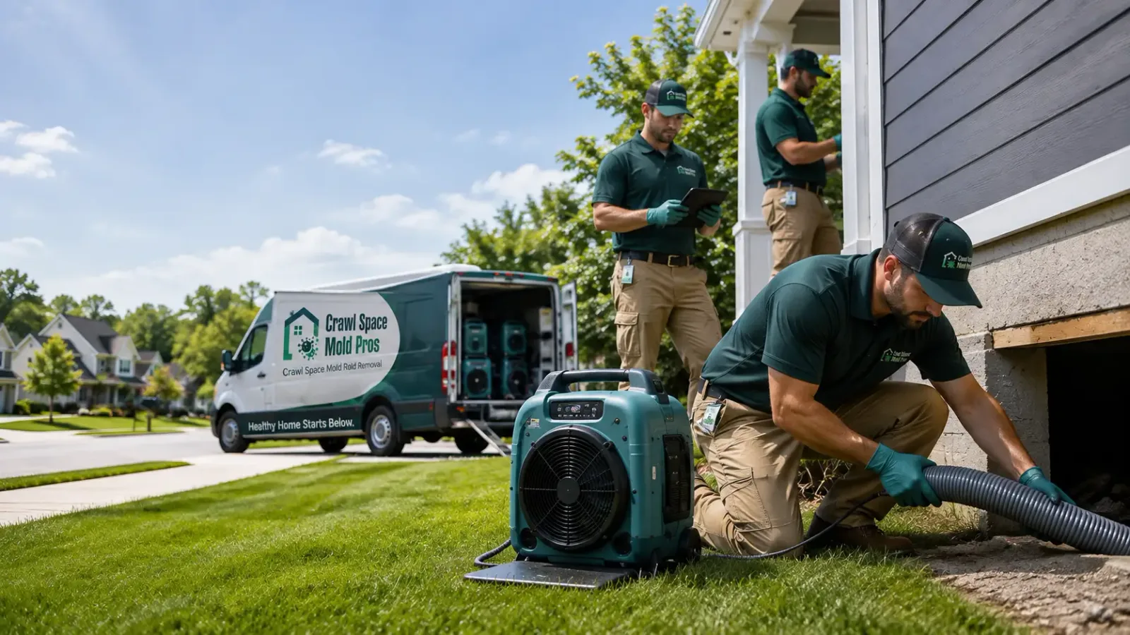 Crawl Space Mold Removal in Jerusalem, OH